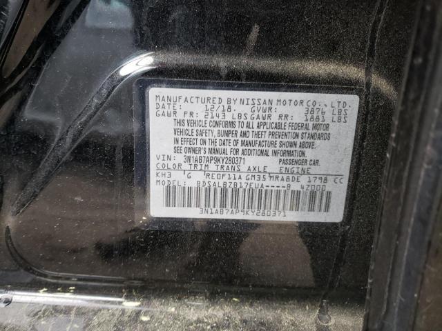 Photo 11 VIN: 3N1AB7AP9KY280371 - NISSAN SENTRA S 