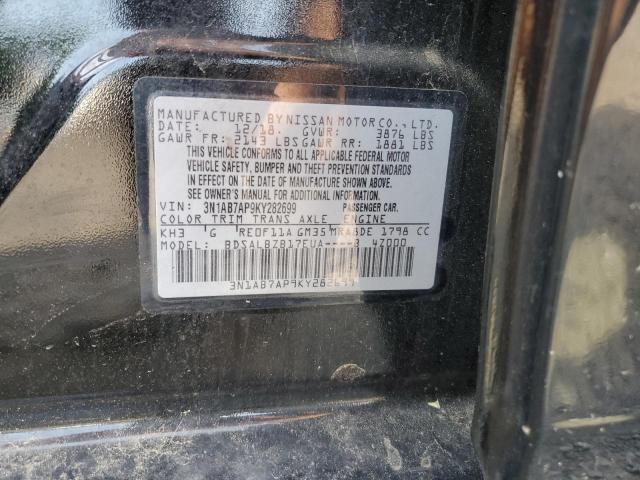 Photo 11 VIN: 3N1AB7AP9KY282699 - NISSAN SENTRA S 