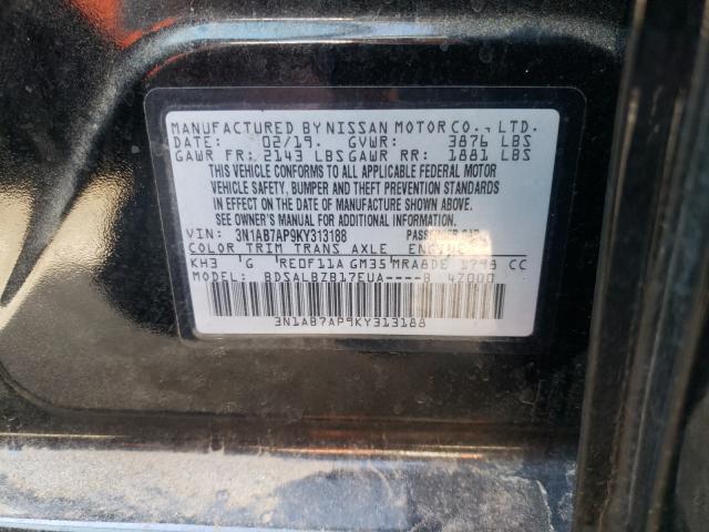 Photo 9 VIN: 3N1AB7AP9KY313188 - NISSAN SENTRA S 