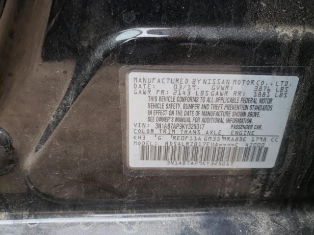 Photo 9 VIN: 3N1AB7AP9KY325017 - NISSAN SENTRA 