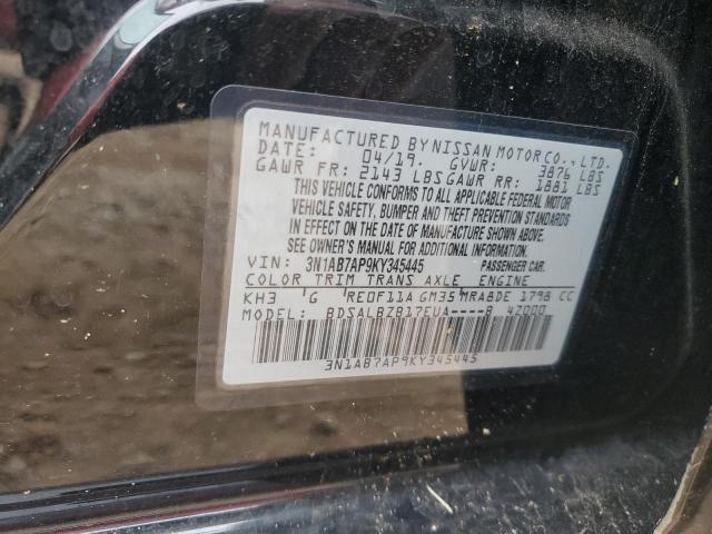 Photo 11 VIN: 3N1AB7AP9KY345445 - NISSAN SENTRA 