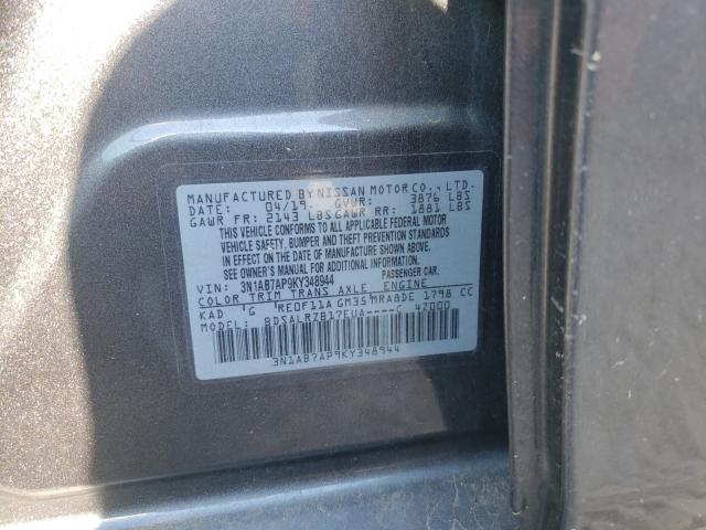 Photo 9 VIN: 3N1AB7AP9KY348944 - NISSAN SENTRA S 