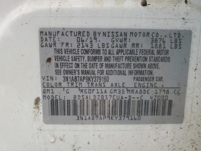 Photo 11 VIN: 3N1AB7AP9KY379160 - NISSAN SENTRA 