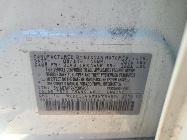 Photo 11 VIN: 3N1AB7AP9KY395956 - NISSAN SENTRA S 