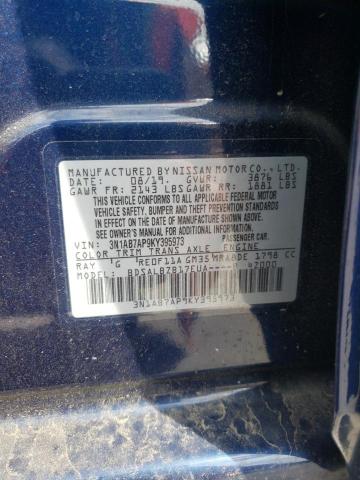 Photo 9 VIN: 3N1AB7AP9KY395973 - NISSAN SENTRA S 