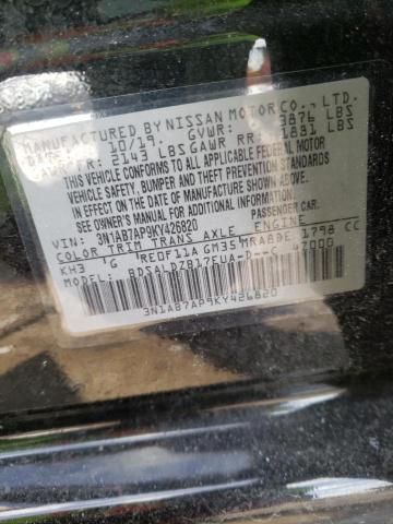 Photo 9 VIN: 3N1AB7AP9KY426820 - NISSAN SENTRA S 