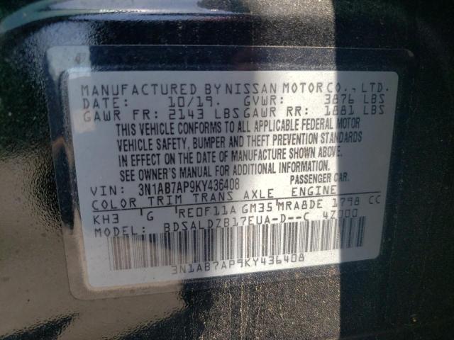 Photo 11 VIN: 3N1AB7AP9KY436408 - NISSAN SENTRA 