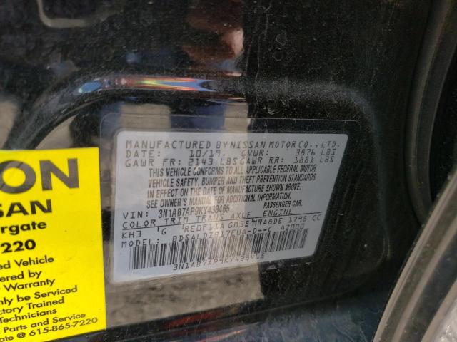 Photo 11 VIN: 3N1AB7AP9KY438465 - NISSAN SENTRA 