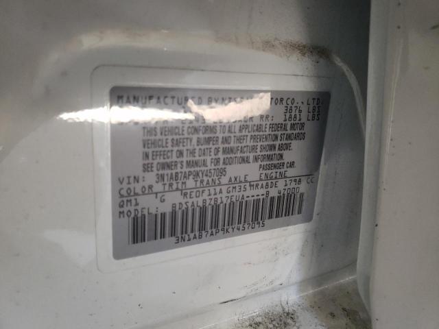 Photo 9 VIN: 3N1AB7AP9KY457095 - NISSAN SENTRA S 