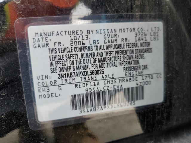 Photo 11 VIN: 3N1AB7APXDL560025 - NISSAN SENTRA S 