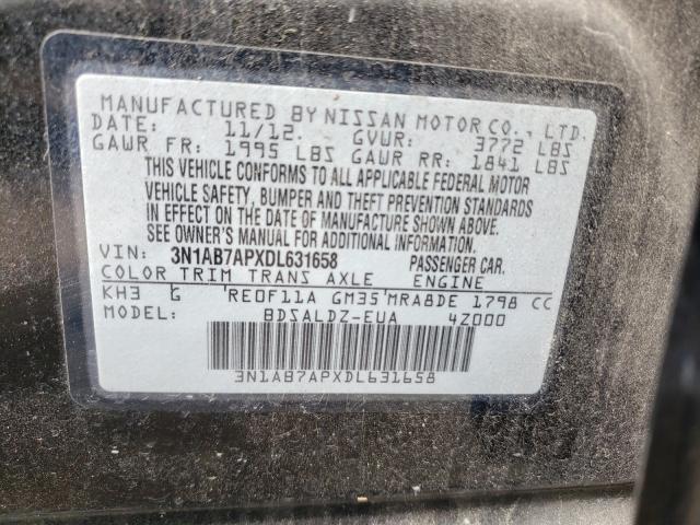 Photo 9 VIN: 3N1AB7APXDL631658 - NISSAN SENTRA S 