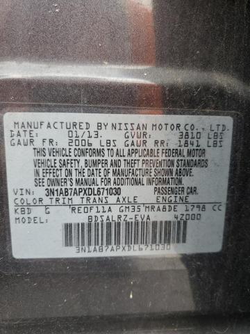 Photo 11 VIN: 3N1AB7APXDL671030 - NISSAN SENTRA S 