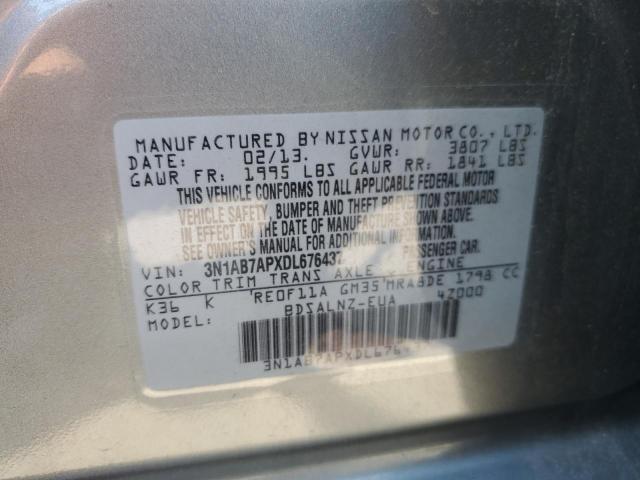 Photo 9 VIN: 3N1AB7APXDL676437 - NISSAN SENTRA S 