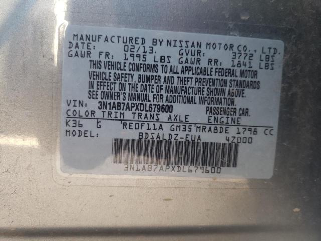 Photo 9 VIN: 3N1AB7APXDL679600 - NISSAN SENTRA S 