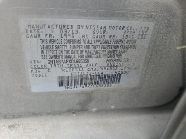 Photo 11 VIN: 3N1AB7APXDL695358 - NISSAN SENTRA S 