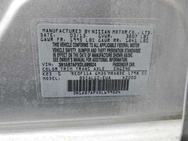 Photo 11 VIN: 3N1AB7APXDL699524 - NISSAN SENTRA 