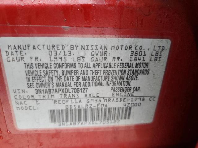 Photo 11 VIN: 3N1AB7APXDL705127 - NISSAN SENTRA 