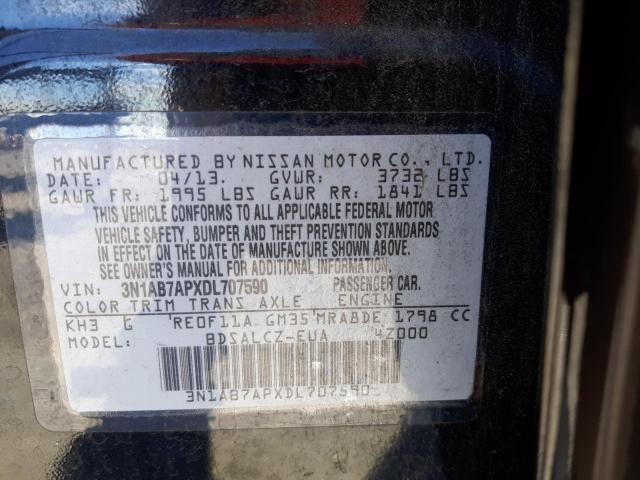 Photo 9 VIN: 3N1AB7APXDL707590 - NISSAN SENTRA S 