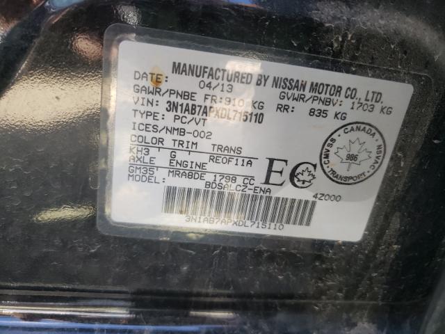 Photo 9 VIN: 3N1AB7APXDL715110 - NISSAN SENTRA S 