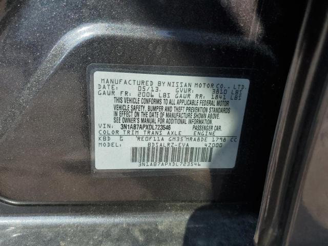 Photo 12 VIN: 3N1AB7APXDL723546 - NISSAN SENTRA S 