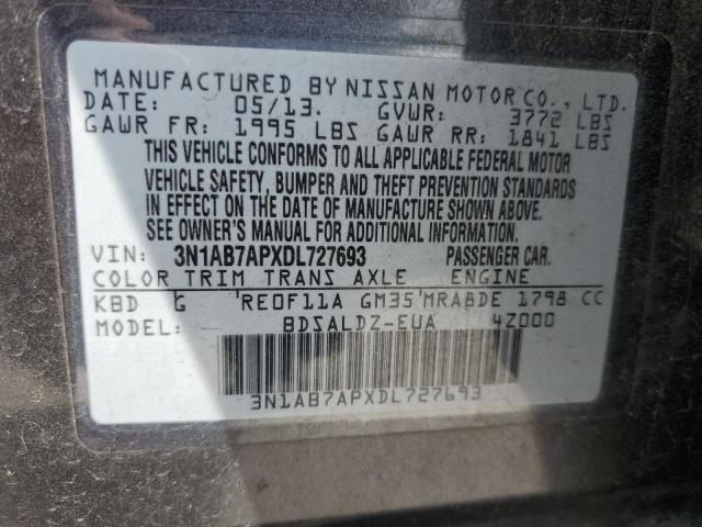 Photo 11 VIN: 3N1AB7APXDL727693 - NISSAN SENTRA 