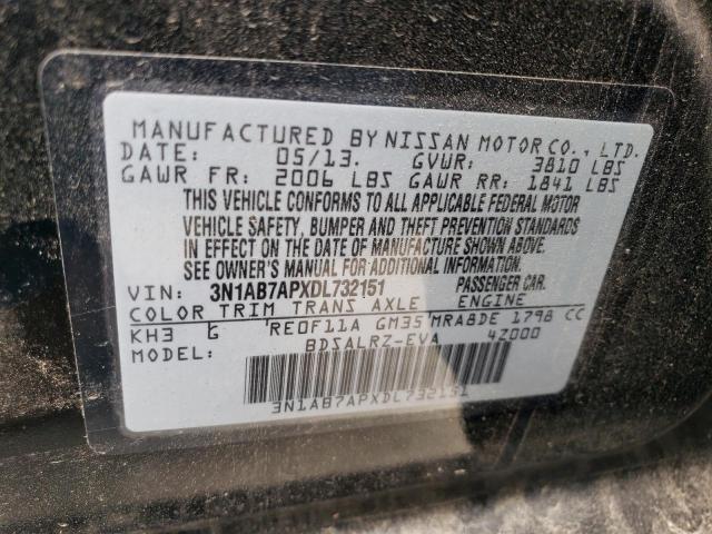 Photo 11 VIN: 3N1AB7APXDL732151 - NISSAN SENTRA S 