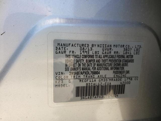 Photo 11 VIN: 3N1AB7APXDL759804 - NISSAN SENTRA 