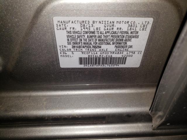 Photo 9 VIN: 3N1AB7APXDL765294 - NISSAN SENTRA S 