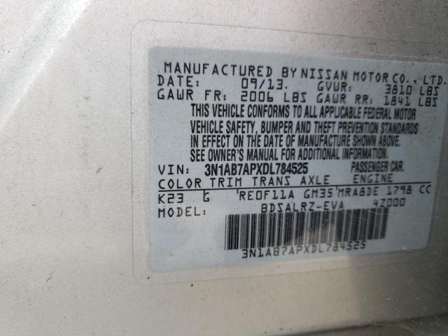 Photo 12 VIN: 3N1AB7APXDL784525 - NISSAN SENTRA S 