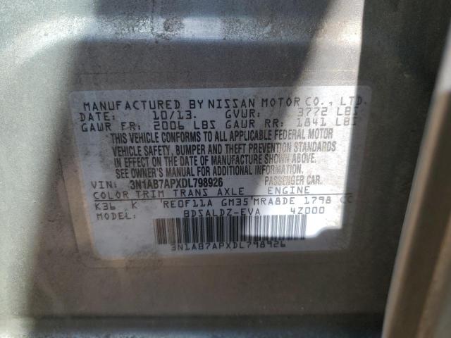 Photo 11 VIN: 3N1AB7APXDL798926 - NISSAN SENTRA 