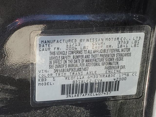 Photo 11 VIN: 3N1AB7APXEL607457 - NISSAN SENTRA 