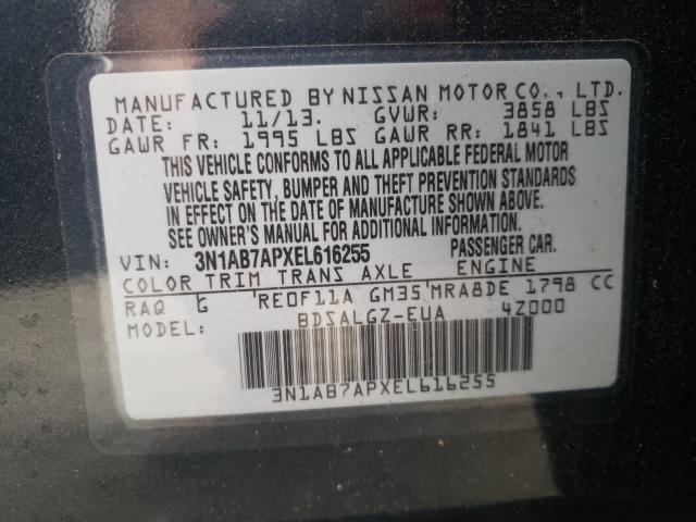 Photo 9 VIN: 3N1AB7APXEL616255 - NISSAN SENTRA S 