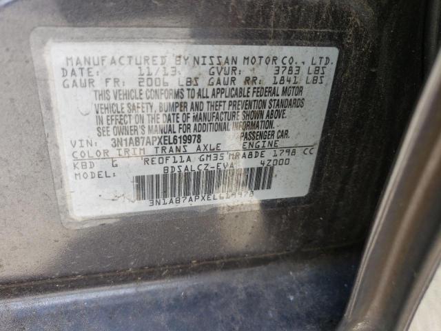 Photo 11 VIN: 3N1AB7APXEL619978 - NISSAN SENTRA S 