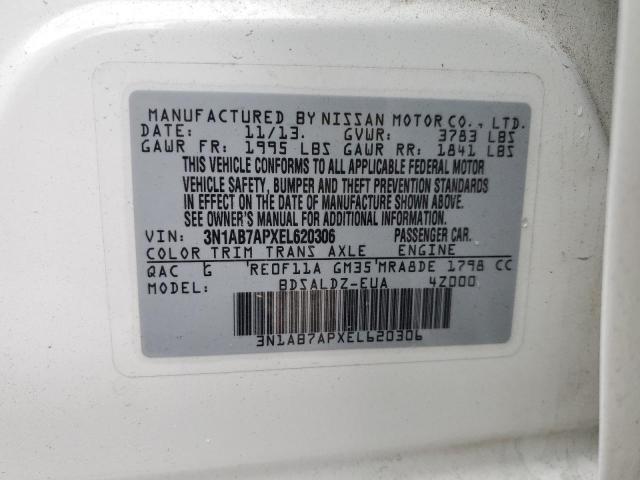 Photo 12 VIN: 3N1AB7APXEL620306 - NISSAN SENTRA S 