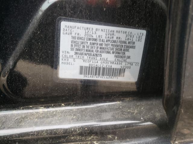 Photo 9 VIN: 3N1AB7APXEL628275 - NISSAN SENTRA S 