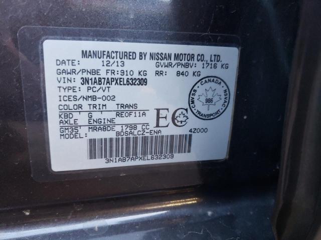 Photo 11 VIN: 3N1AB7APXEL632309 - NISSAN SENTRA 