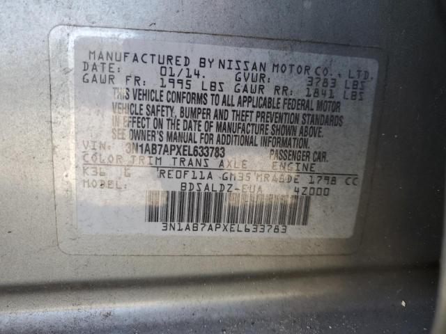 Photo 11 VIN: 3N1AB7APXEL633783 - NISSAN SENTRA 