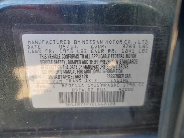 Photo 11 VIN: 3N1AB7APXEL668128 - NISSAN SENTRA 