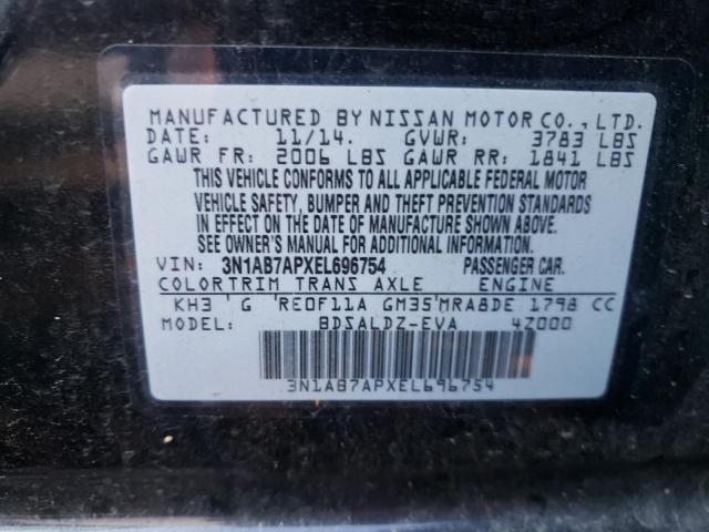 Photo 9 VIN: 3N1AB7APXEL696754 - NISSAN SENTRA S 