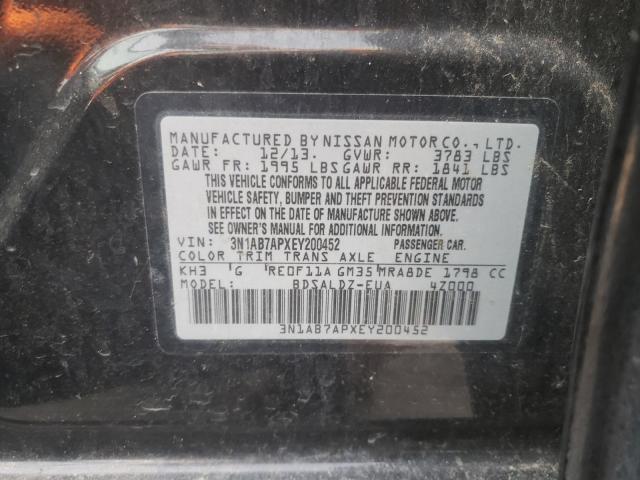 Photo 9 VIN: 3N1AB7APXEY200452 - NISSAN SENTRA S 