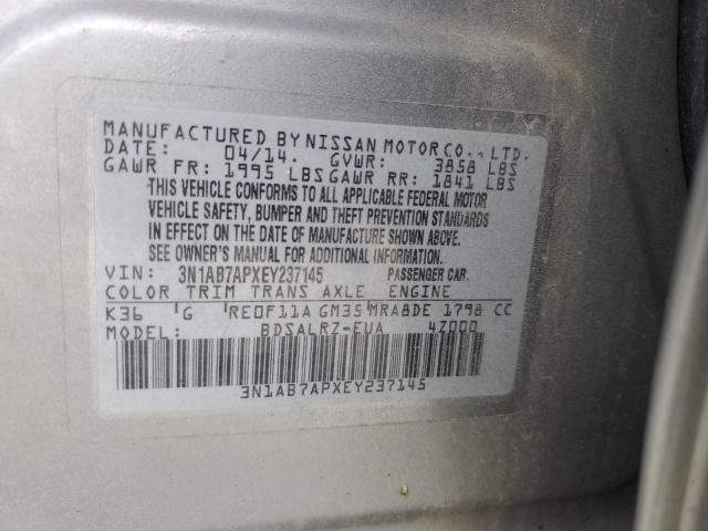 Photo 11 VIN: 3N1AB7APXEY237145 - NISSAN SENTRA 