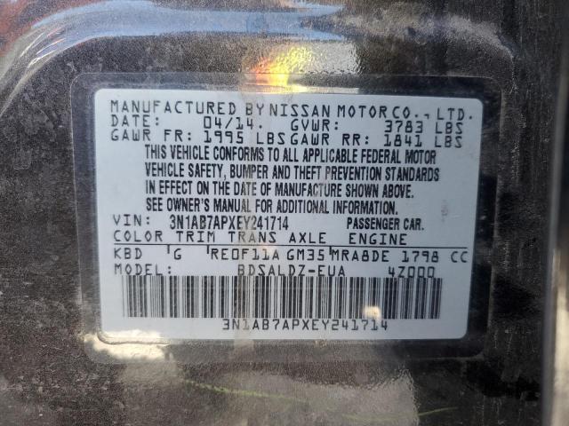 Photo 11 VIN: 3N1AB7APXEY241714 - NISSAN SENTRA S 