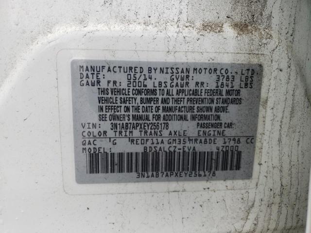 Photo 11 VIN: 3N1AB7APXEY256178 - NISSAN SENTRA S 