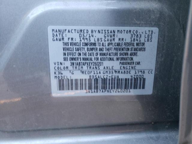 Photo 9 VIN: 3N1AB7APXEY260201 - NISSAN SENTRA S 