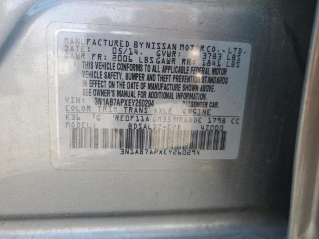 Photo 11 VIN: 3N1AB7APXEY260294 - NISSAN SENTRA 