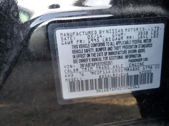 Photo 12 VIN: 3N1AB7APXEY260361 - NISSAN SENTRA S 