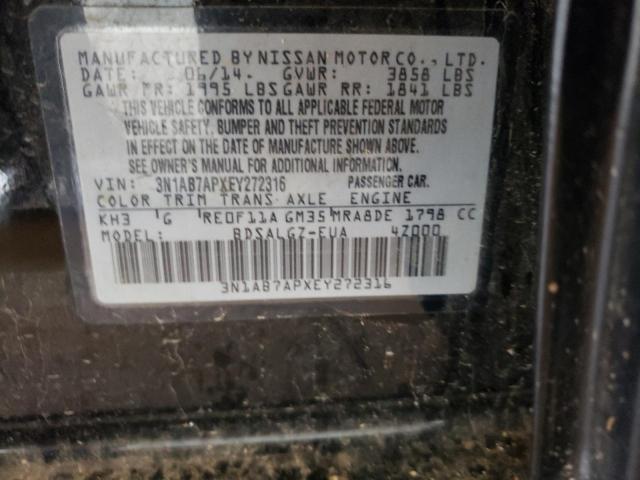 Photo 9 VIN: 3N1AB7APXEY272316 - NISSAN SENTRA S 