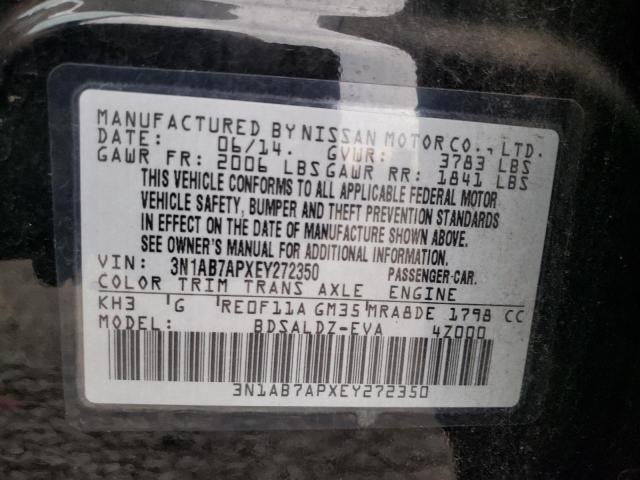 Photo 11 VIN: 3N1AB7APXEY272350 - NISSAN SENTRA 