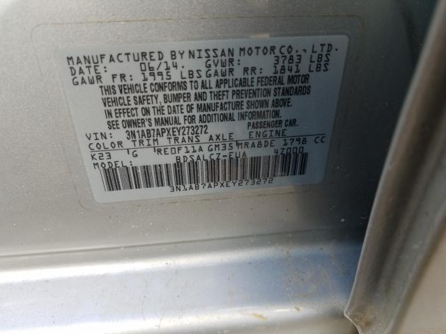 Photo 9 VIN: 3N1AB7APXEY273272 - NISSAN SENTRA S 