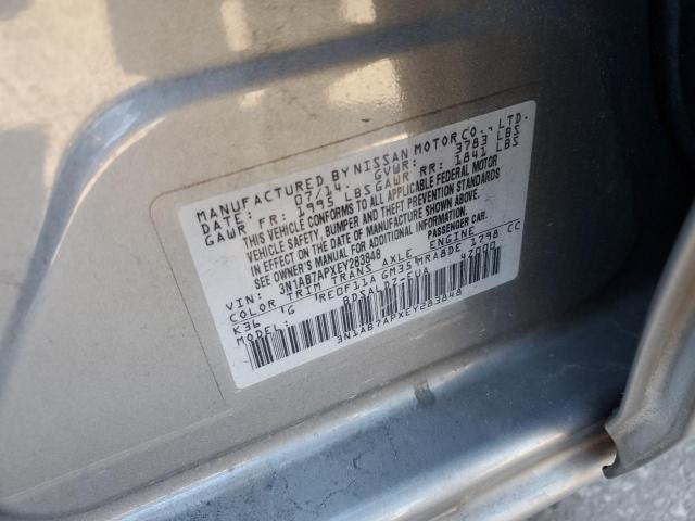 Photo 12 VIN: 3N1AB7APXEY283848 - NISSAN SENTRA S 